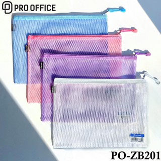 Túi Đựng Tài Liệu PRO OFFICE Thiết Kế Có Dây Kéo Tiện Lợi, Chất Liệu Cao Cấp ZB201/202/204