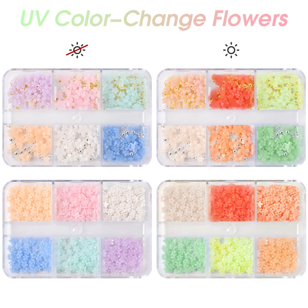 Đá Giả Dán Móng Tay 6 Màu Sắc Thời Trang Tùy Chọn DIY