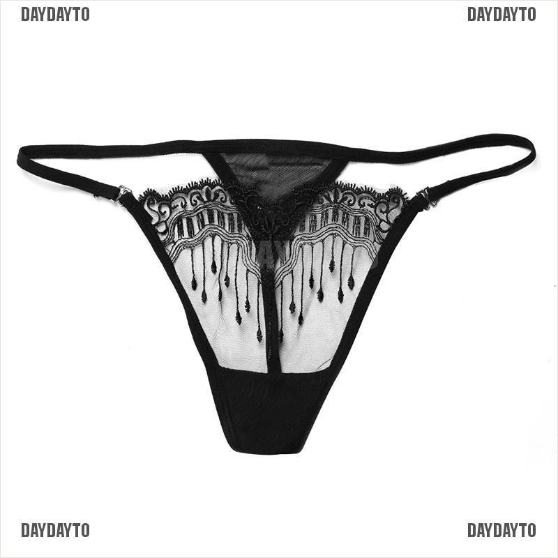 Quần Lót Lọt Khe Phối Tua Rua Quyến Rũ Dành Cho Nữ