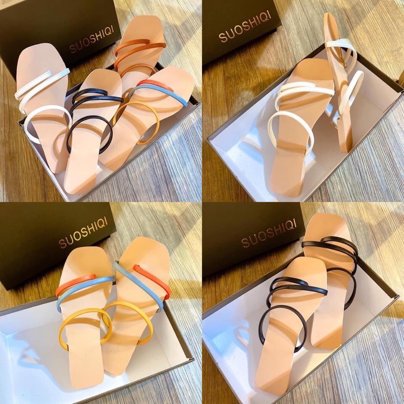 Dép kẹp hot 3 dây da mềm dế mặt tẩy (hàng đẹp)