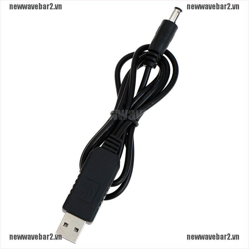 Cáp Chuyển Đổi USB DC 5V Sang DC 12V 2.1x5.5mm