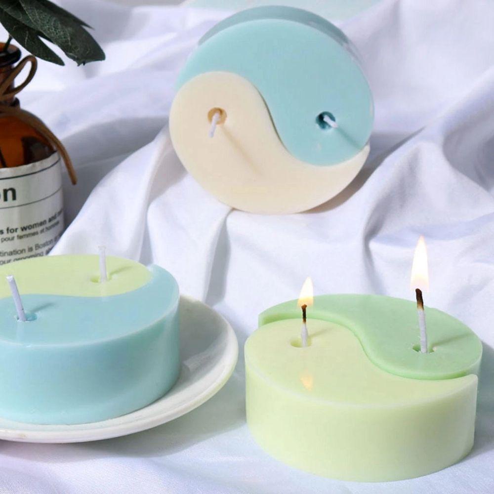 Khuôn Làm Nến Thơm Để Bàn Hình Thái Cực Quyền 3D Sáng Tạo