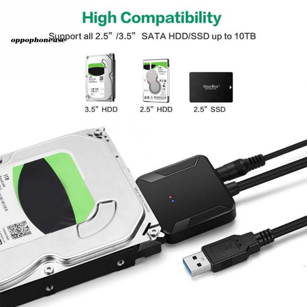 【OPHE】Cáp Chuyển Đổi Sata Sang Usb 3.0 Cho Ổ Cứng Hdd 2.5/3.5inch