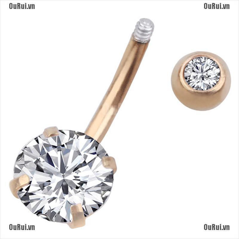 Khuyên Rốn Đính Đá Cao Cấp Hợp Thời Trang