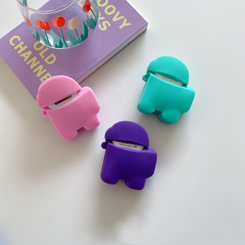 3D CASE Vỏ Đựng Bảo Vệ Hộp Sạc Tai Nghe Airpods 1 / 2 Hình Game 3d