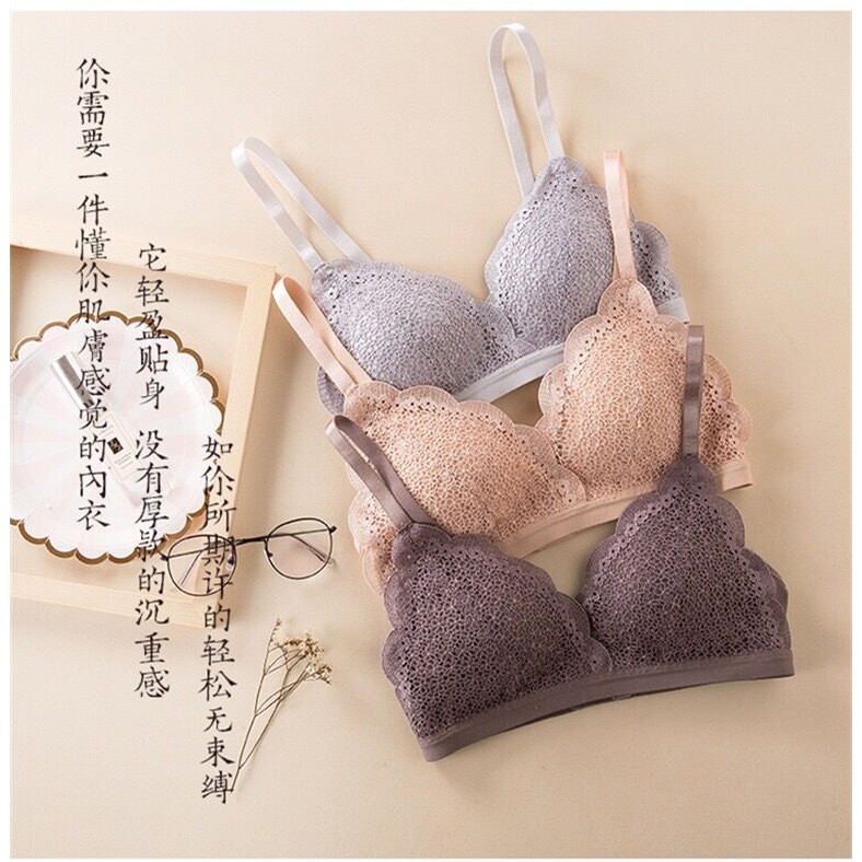 ÁO LÓT SU KO GỌNG REN HOA ĐỆM MỎNG TIỂU THƯ AR02 | BigBuy360 - bigbuy360.vn