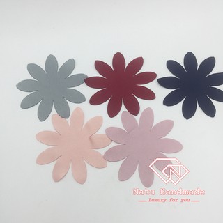 Cánh hoa lụa cắt sẵn 8cm - gói 10c mẫu cánh cúc