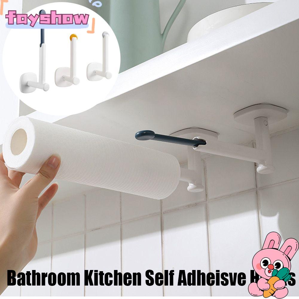 Giá Đỡ Khăn Giấy / Nắp Nồi Hình Chữ L Gắn Tường Tiện Dụng Cho Nhà Bếp