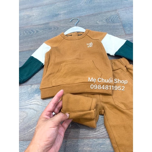 Bộ nỉ bông C&A dư xịn cho bé trai