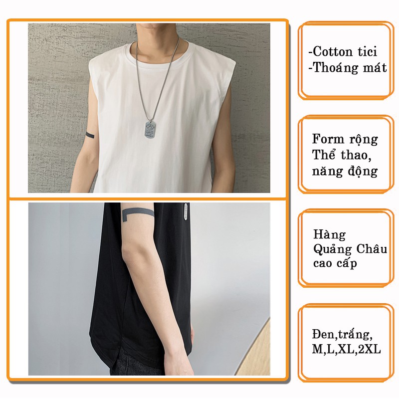 Áo tank top nam nữ form rộng, áo ba lỗ thể thao tập gym đẹp giá rẻ freeship mã AT10