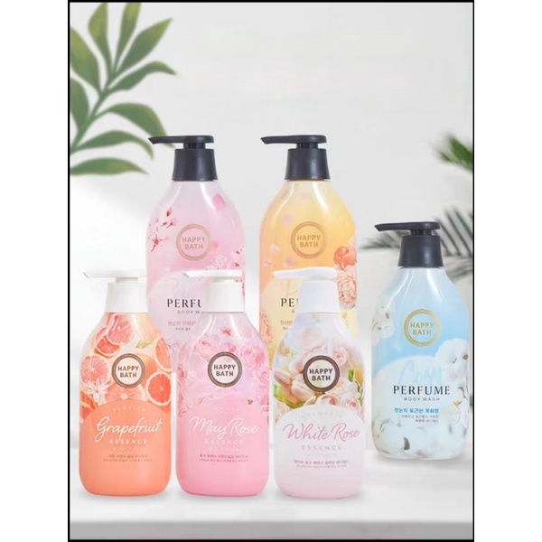 Sữa Tắm Cao Cấp Hàn Quốc Happy Bath Dưỡng Ẩm Thơm Lâu 900ml