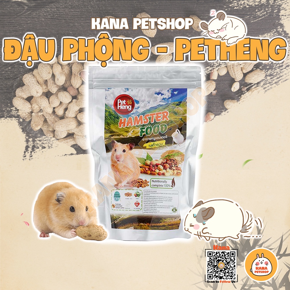 Thức Ăn Hamster FREESHIP Thức Ăn Pet Heng Vị Đậu Phộng Hamster Food Thức Ăn Sóc,Thỏ,Bọ,Chinchialla ....