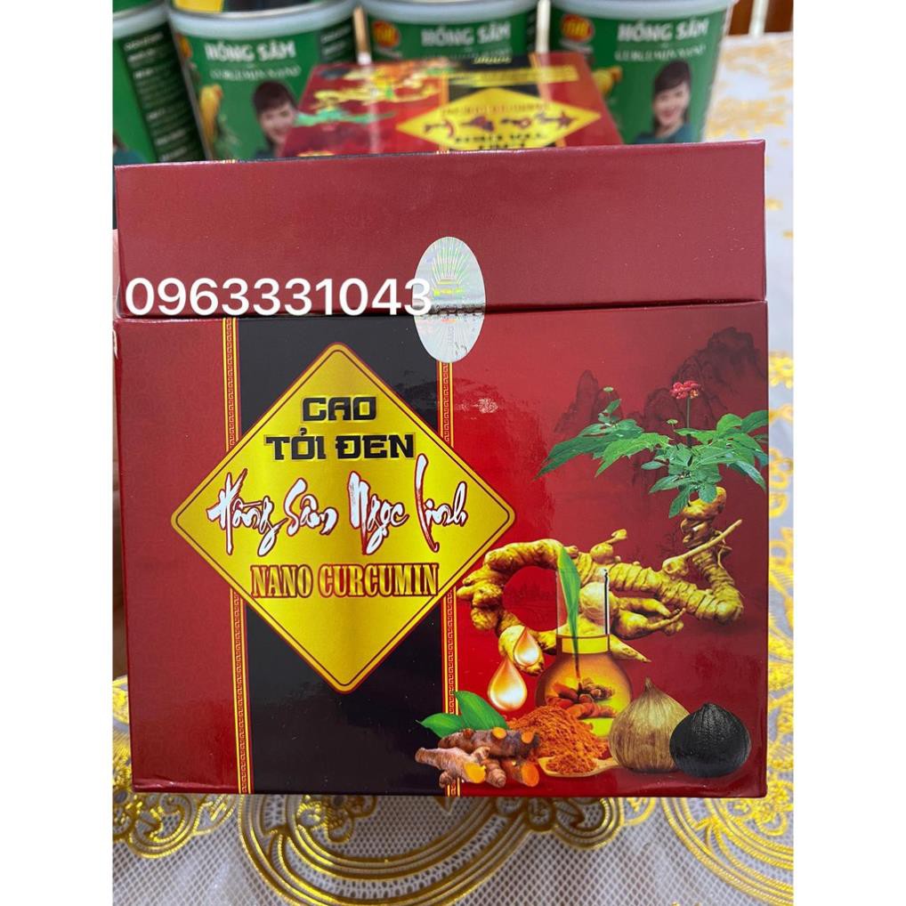 Hai hộp cao tỏi đen hồng sâm NGỌC LINH 500g