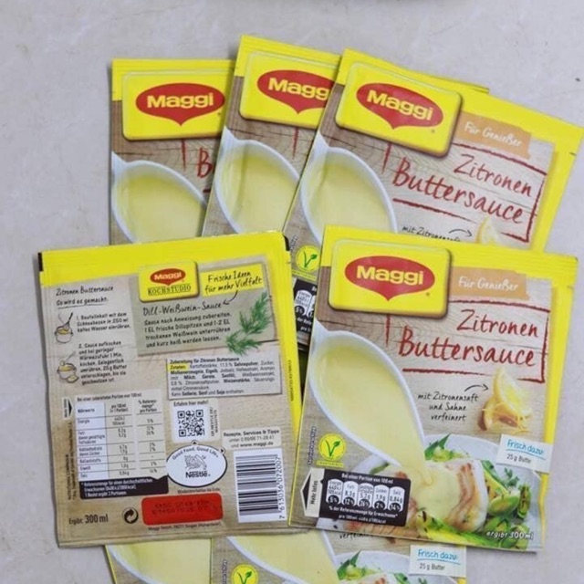 Sốt bơ chanh Maggi Xách tay Đức gói 25g