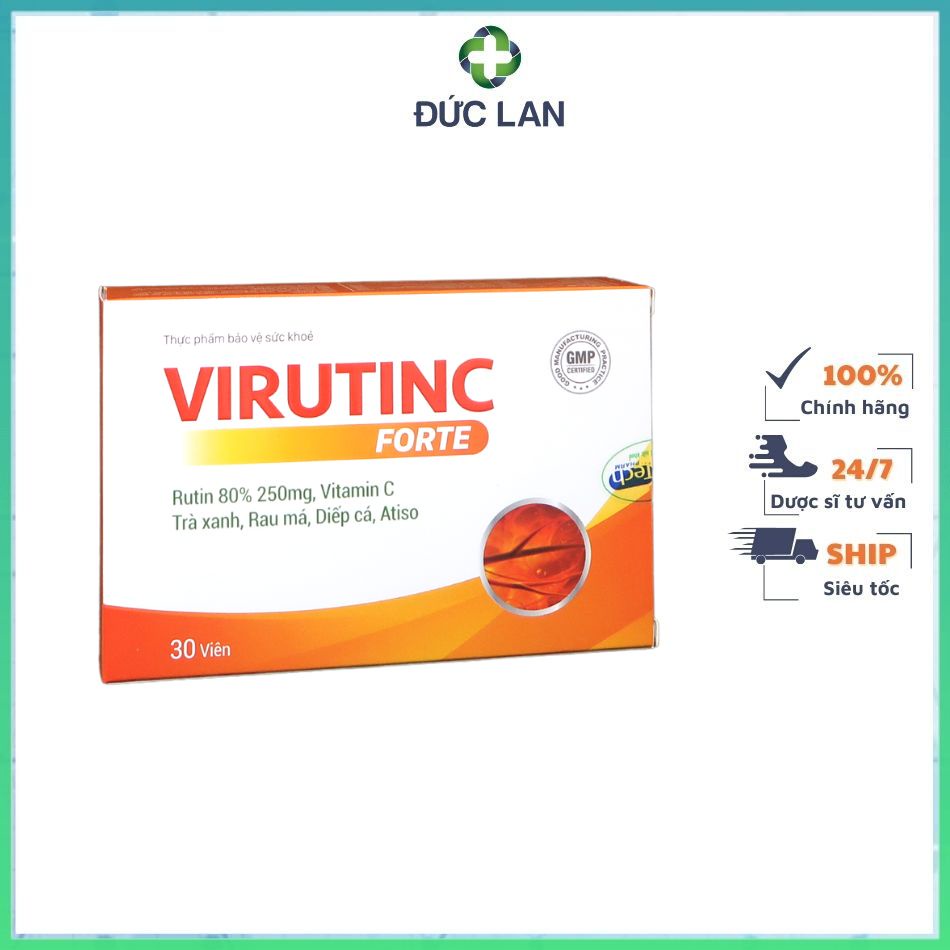 VIRUTINC FORTE - BỔ SUNG VITAMIN CHO CƠ THỂ.