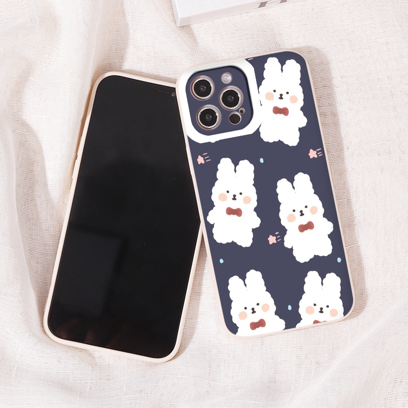Ốp iphone - Ốp silicon iphone thỏ và gấu bay đẹp cho ip 6 đến 13promax - nn083