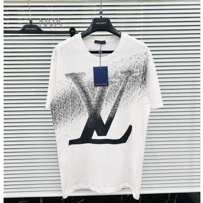 Áo Thun Tay Lỡ LV Vẩy Sơn ❤ Áo Phông Cotton Dáng Rộng Nam Nữ NVA82