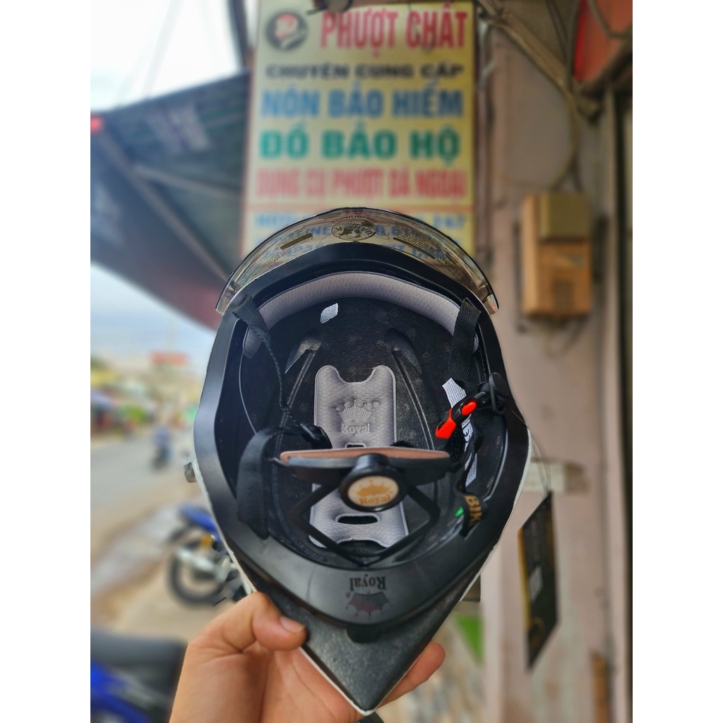 Mũ bảo hiểm thể thao,Nón xe đạp Royal MD16 màu xám siêu đẹp