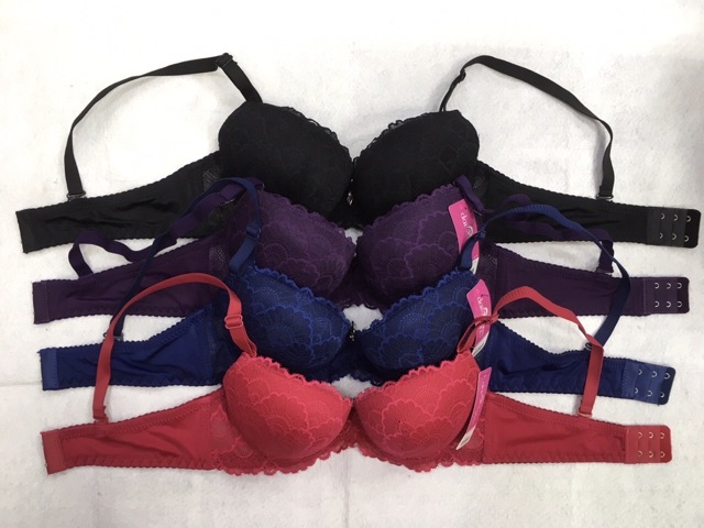 Áo ngực (96) mút dày ren vừa cài sau 2 móc