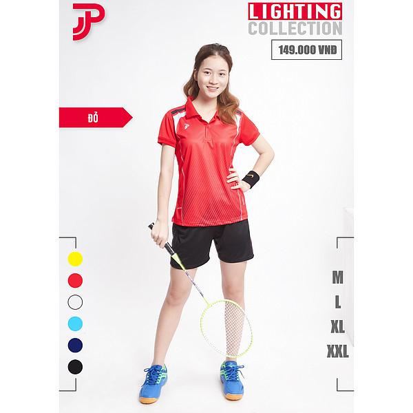 Áo Cầu Lông, Áo Thể Thao Nữ JP Lighting