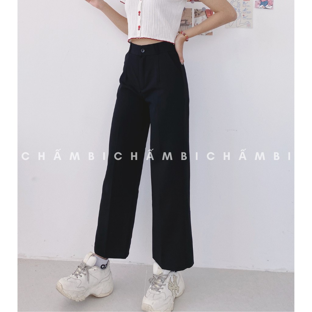 Quần Ống Rộng Khóa Cúc Dài 97cm - Q.005