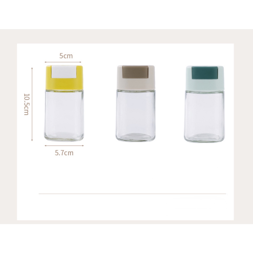 Bình Đựng Gia Vị Có Nút Nhấn Tiện Dụng Cho Nhà Bếp