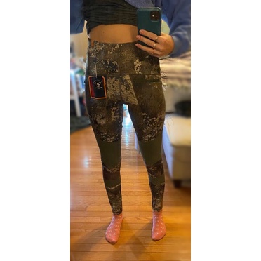 Quần legging nữ hoạ tiết camo vnxk