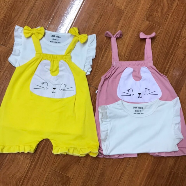Combo sỉ yếm và bộ xuất hàn cho bé