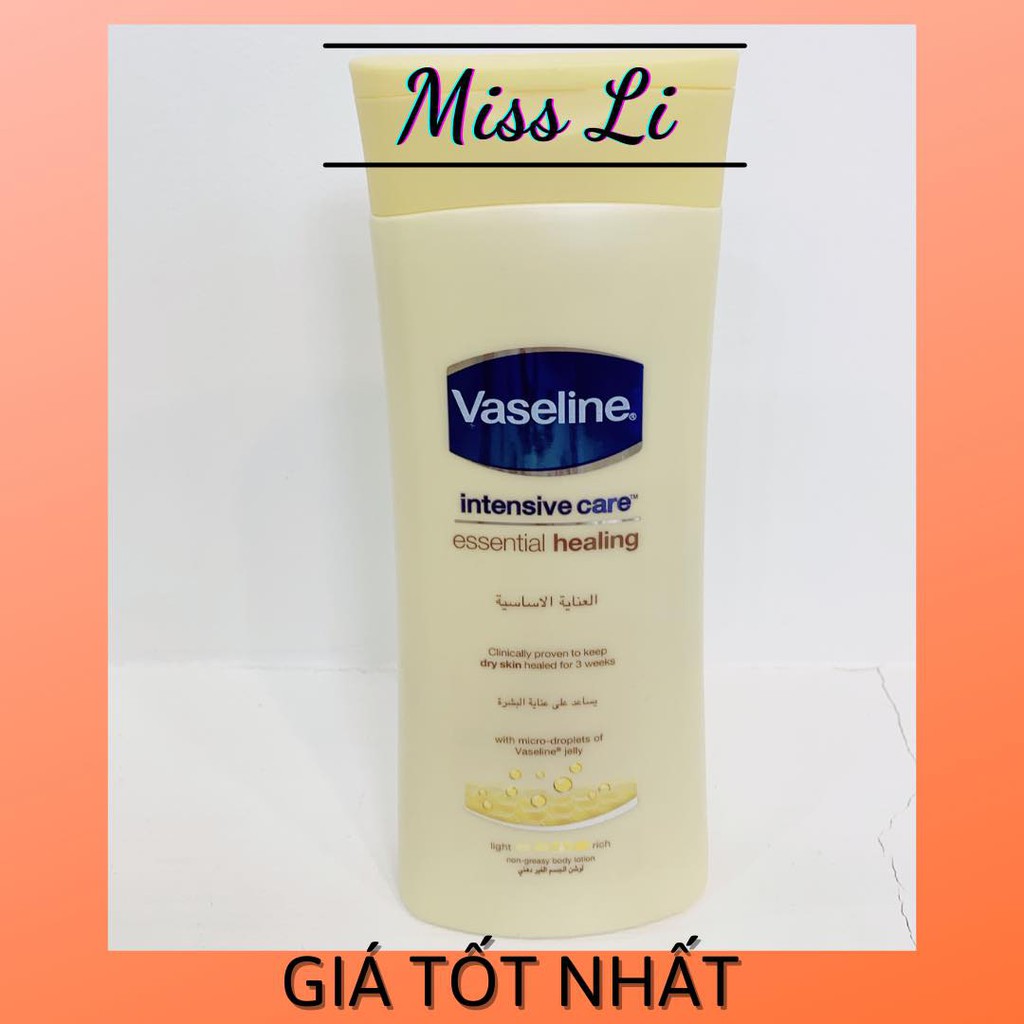 KEM DƯỠNG THỂ VASELINE BODY LOTION 400ML MÀU HỒNG, MÀU XANH, MÀU VÀNG , MÀU TRẮNG, DƯỠNG ẨM