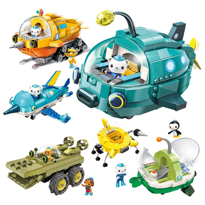 Set đồ chơi lắp ráp mô hình The Octonauts sáng tạo cho bé