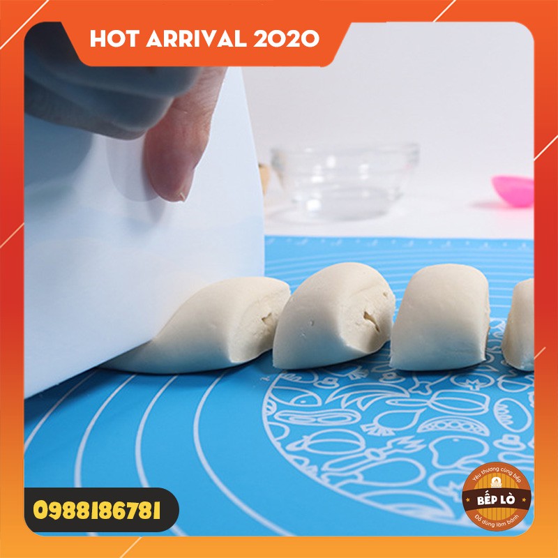 Thảm nhào bột chống dính silicon 50x40cm