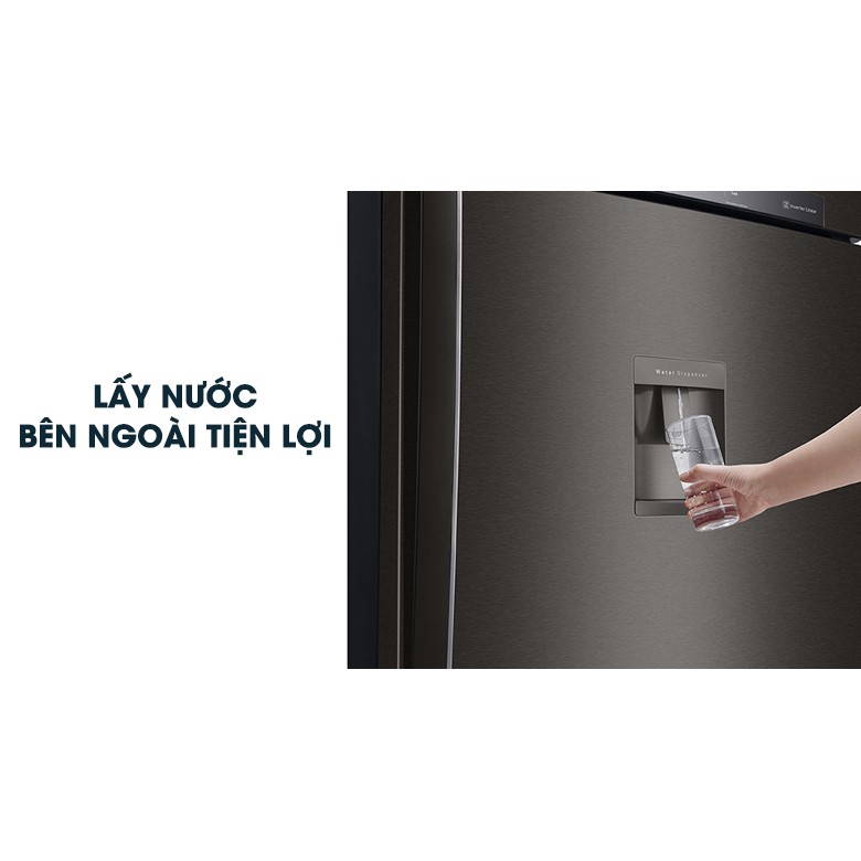 Tủ lạnh LG Inverter 478 lít GN-D602BL - Lấy nước bên ngoài, Làm đá nhanh, Bảo hành 24 tháng, giao hàng miễn phí HCM