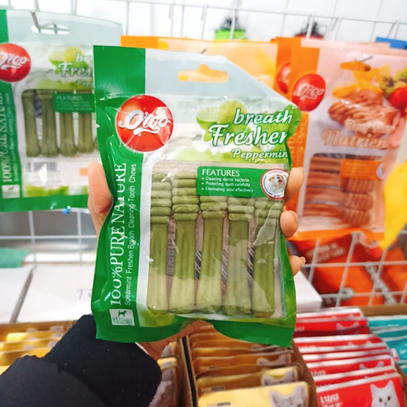 Xương Orgo cho chó gặm sạch răng thơm miệng