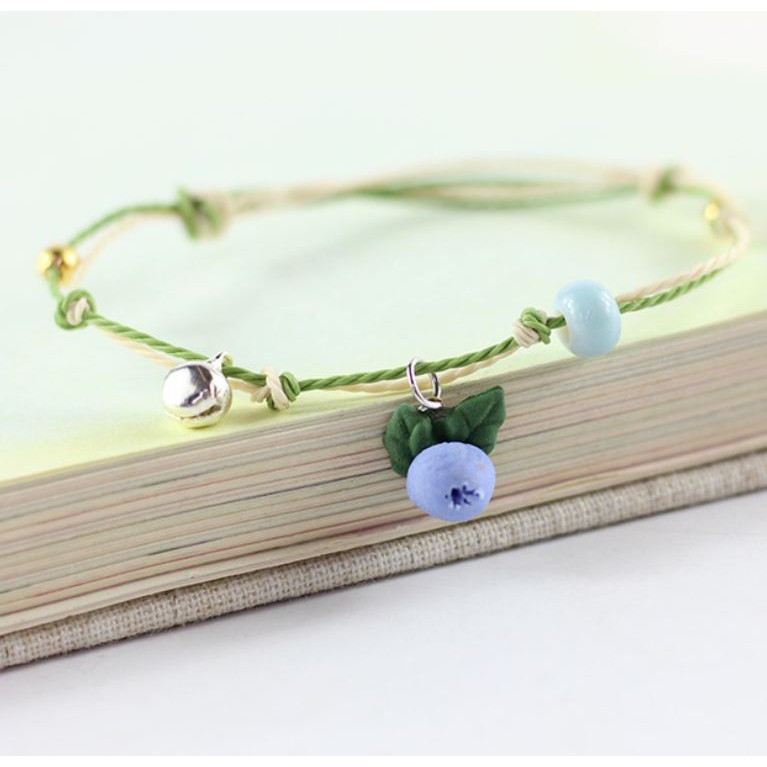 Vòng tay gốm cầu vồng, sao biển, trái cây, hoa quả