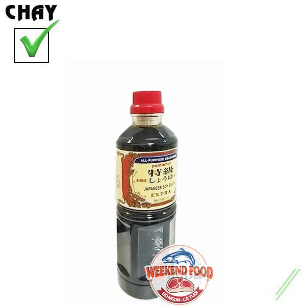 [Hàng thông dụng] Nước tương màu nhạt usukuchi (YAMAMORI) - 500ml