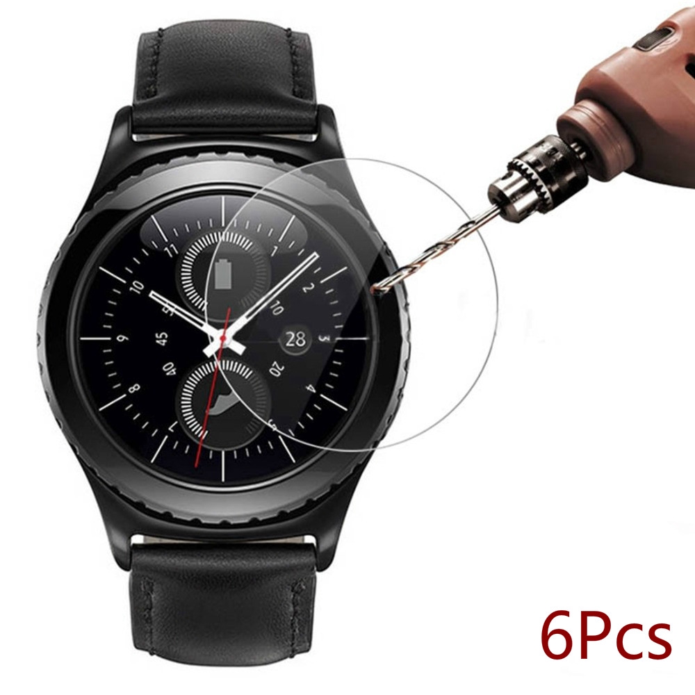 Set 6 Kính Cường Lực Chống Cháy Nổ Cho Đồng Hồ Samsung Galaxy Watch 42mm/46m/lte