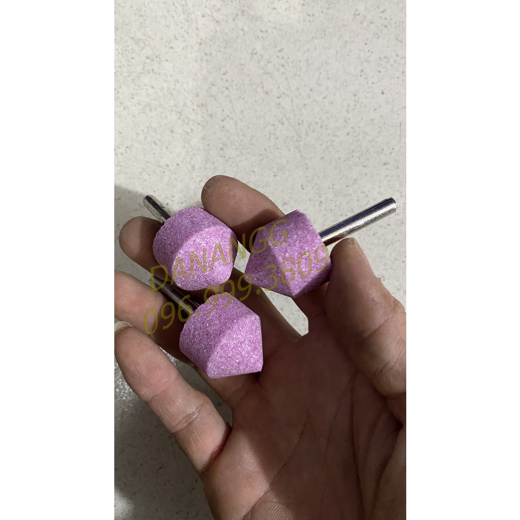 Đá mài đầu trụ nhọn trục 6mm