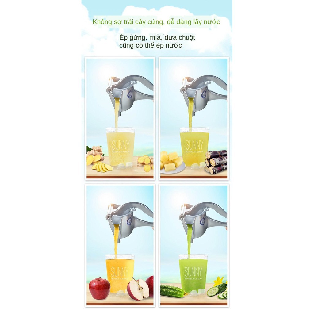 [Hàng loại 1] Dụng cụ ép hoa quả bằng tay chuyên dụng chất liệu hợp kim nhôm cao cấp