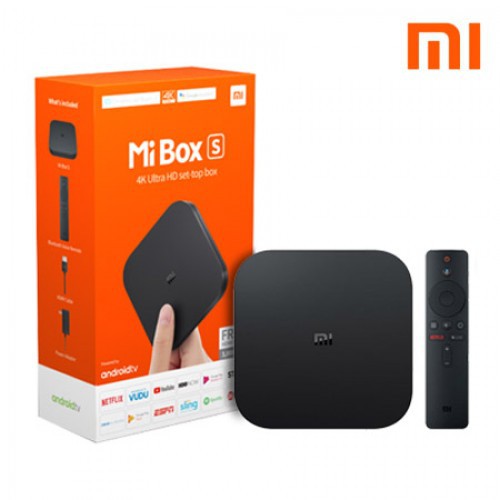 Android Tivi Box Xiaomi Mibox S 4K Global Quốc Tế Tiếng Việt - BH Chính Hãng