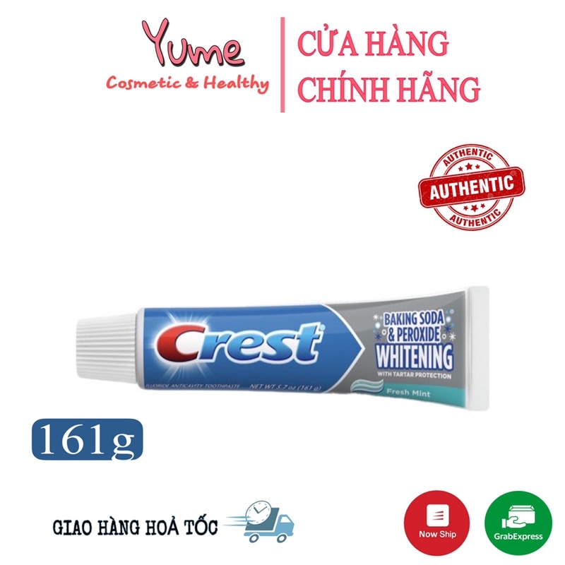 Kem đánh răng Crest Baking Soda & Peroxide Whitening 161g