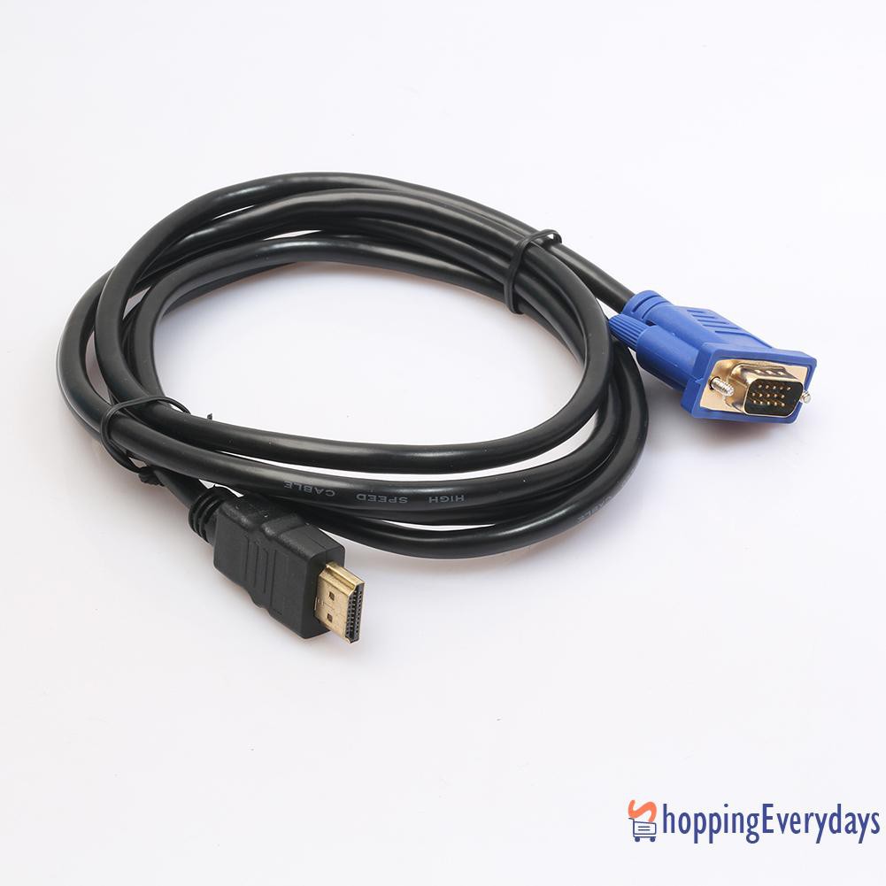 Cáp Chuyển Đổi Hdmi-Compatible Sang Vga Hd 15pin 1080p 6ft