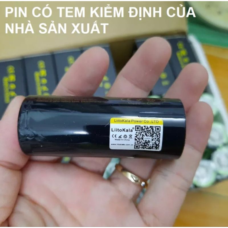 Pin sạc Liitokala Lii-50A 3.7 V 26650 5000 mah Dung Lượng
