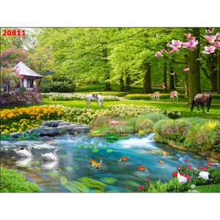 Tranh 3D phong cảnh thiên nhiên