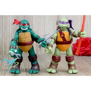 Set 4 Mô Hình Ninja Rùa 12cm
