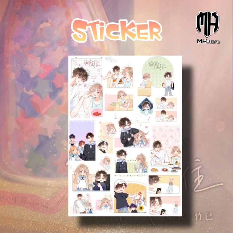 Sticker tình yêu thầm kín