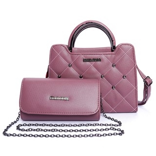 BỘ TÚI XÁCH NỮ THỜI TRANG KÈM CLUTCH CẦM TAY ĐEO CHÉO CAO CẤP