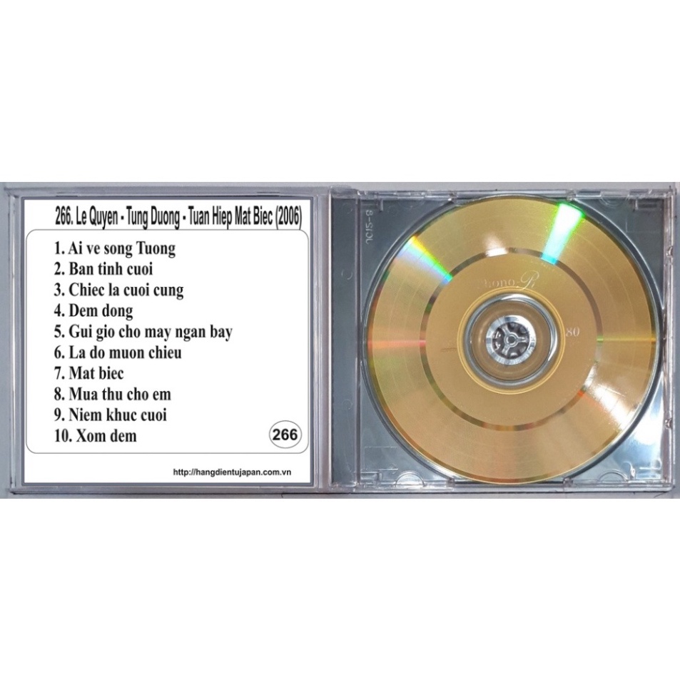 Bộ 4 CD ca sĩ Lệ Quyên ( 263 - 266 )
