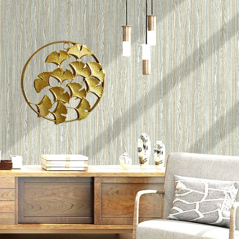 Wall Decoration Creative Home Living Room Shop Iron Gold Three-Dimensional Leaf Wall Hanging Decorative Painting Style B