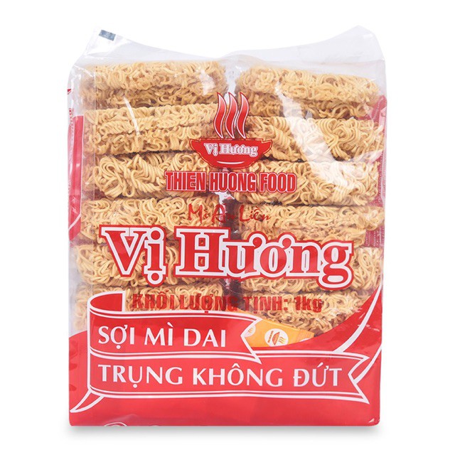 Mì ký Vị Hương bịch 1Kg sợi mì giòn, dai, hương vị thơm ngon, hấp dẫn