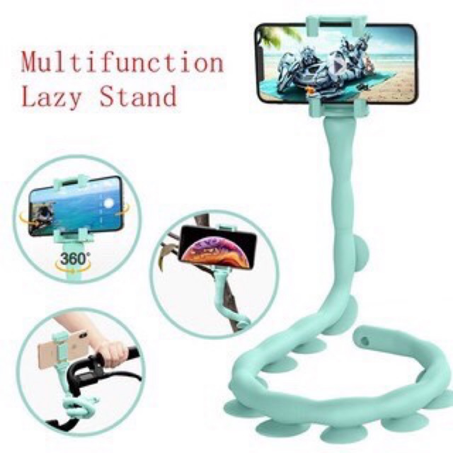 Kẹp điện thoại hình con sâu xoay 360 *